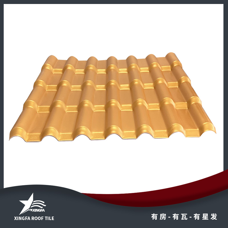 安阳金黄合成树脂瓦 安阳平改坡树脂瓦 质轻坚韧安装方便 中国优质制造商